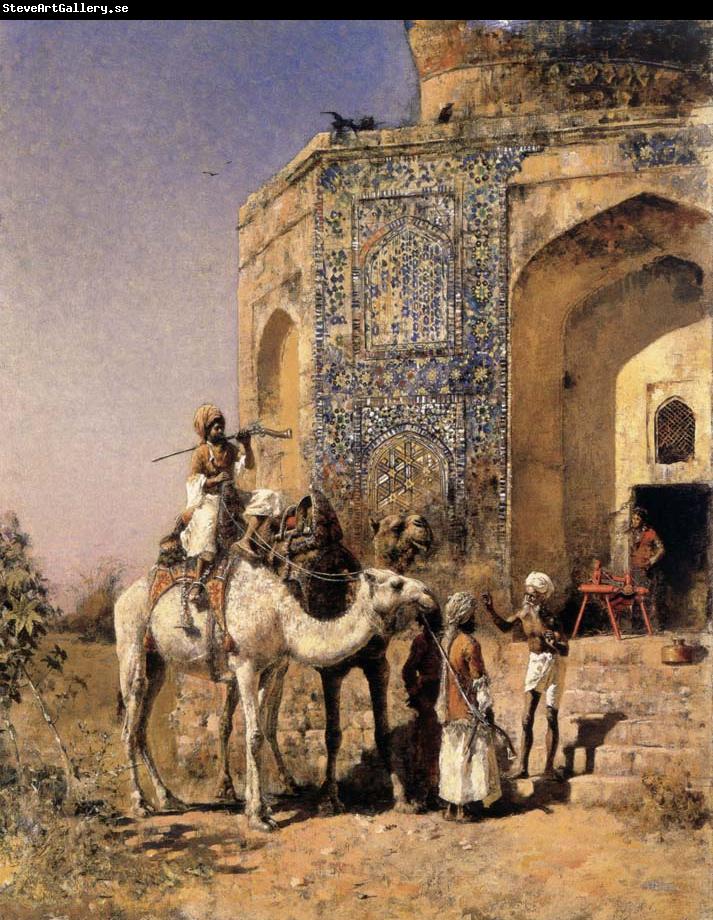 Edwin Lord Weeks Old Blue-Tiled Mosque,Outside Delhi,India